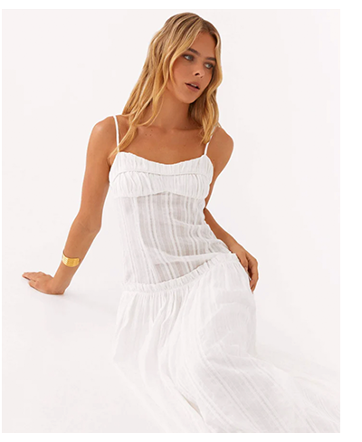 Jacinda Maxi Dress - Ivory