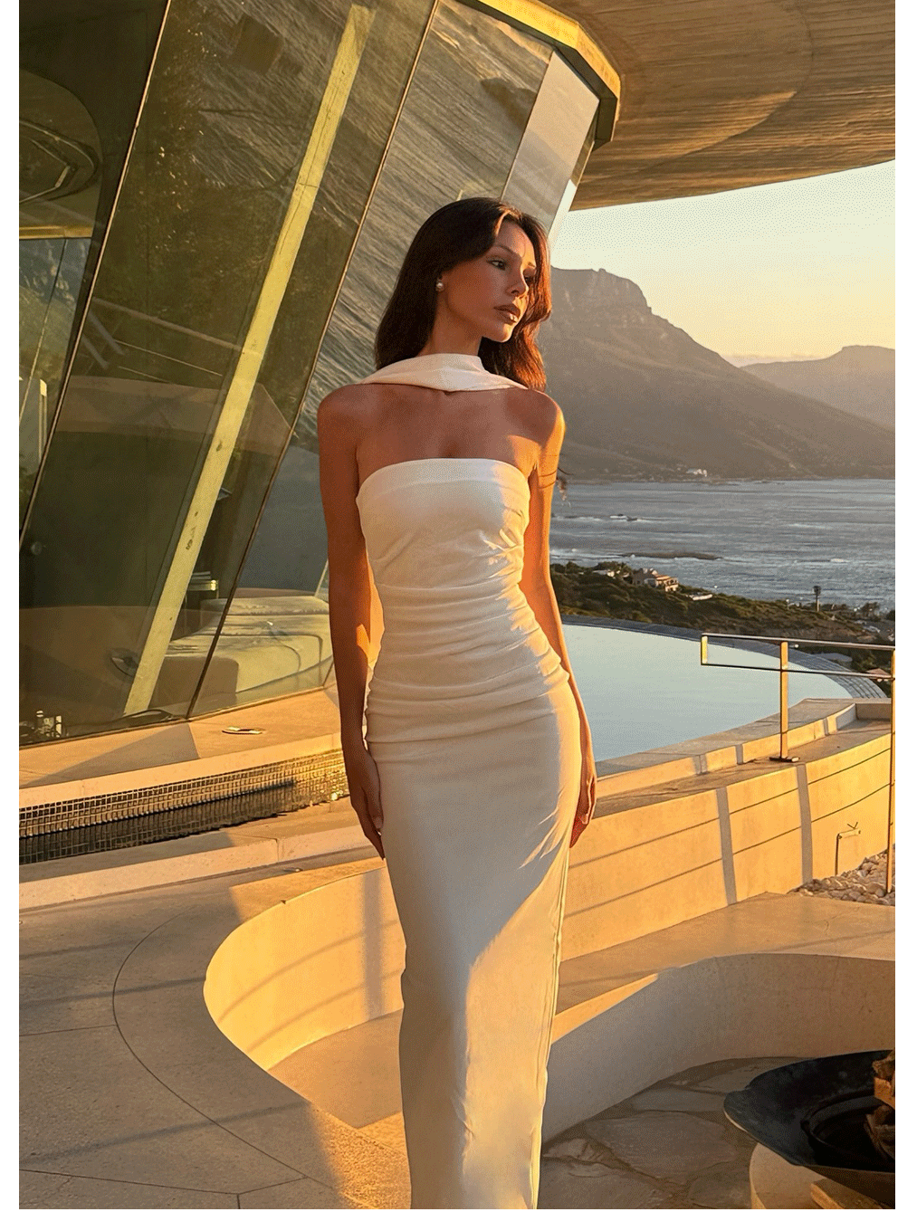 Libra Maxi Dress - White