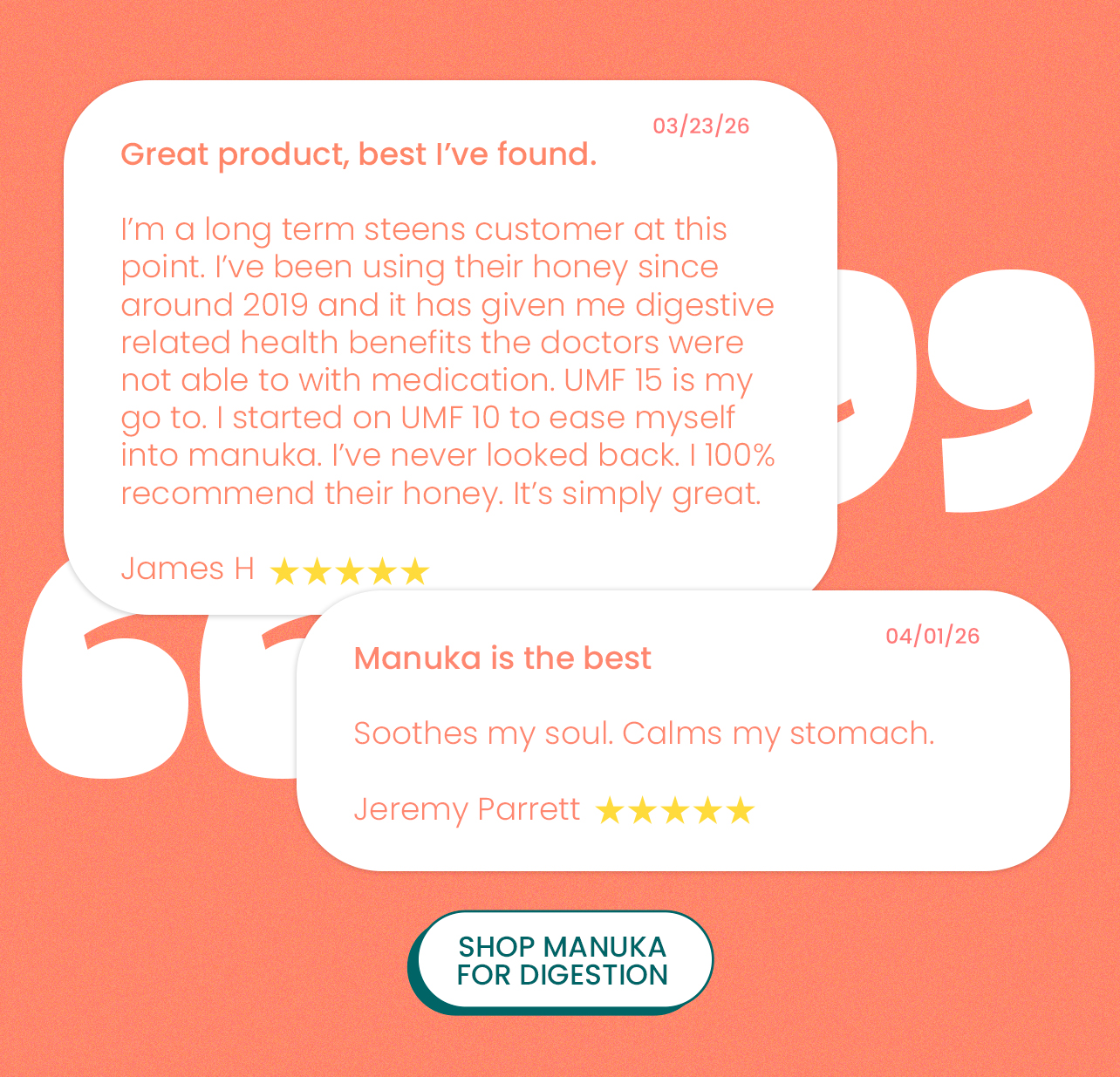 Shop Manuka for digestion