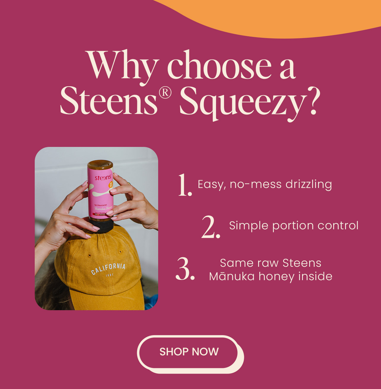 Why choose a Steens squeezy