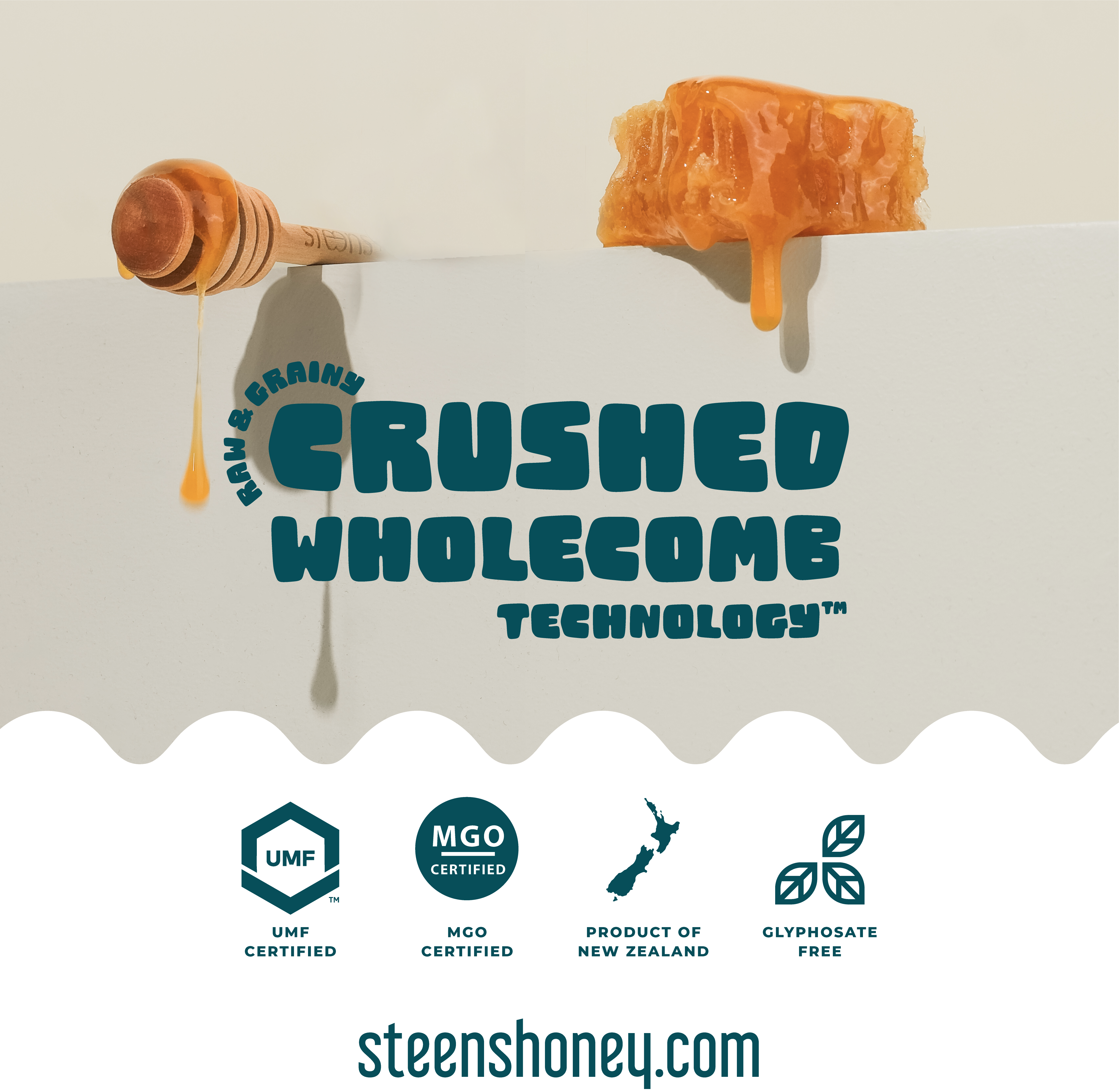 UMF and MGO certified Raw New Zealand Manuka Honey from Steens