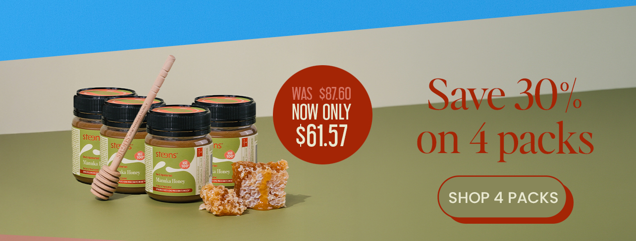 Save 30% on 4 packs