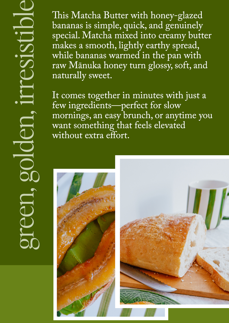 green, golden, irresistable