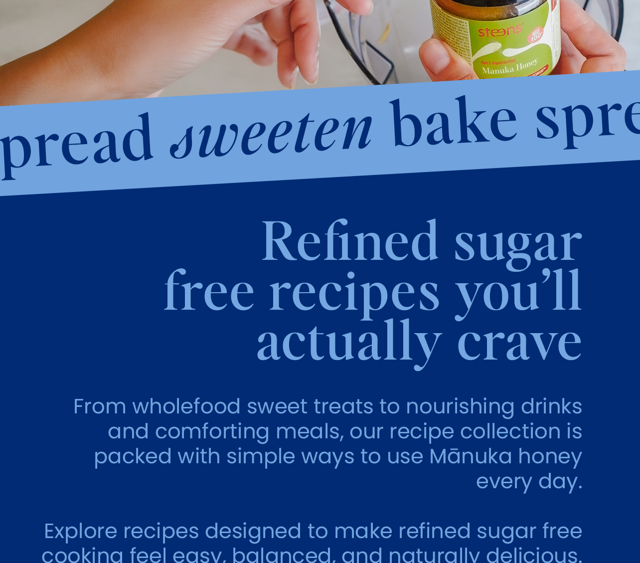 Refined sugar free recipes