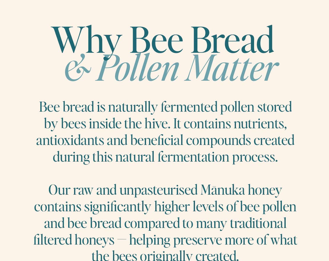 Why bee pollen and bee bread matter
