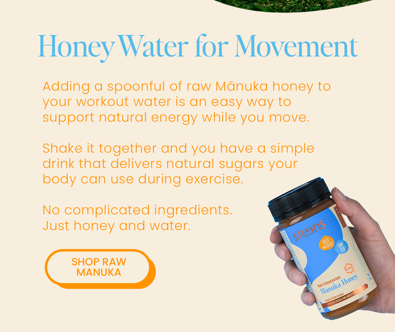 Honey Water for Movement
