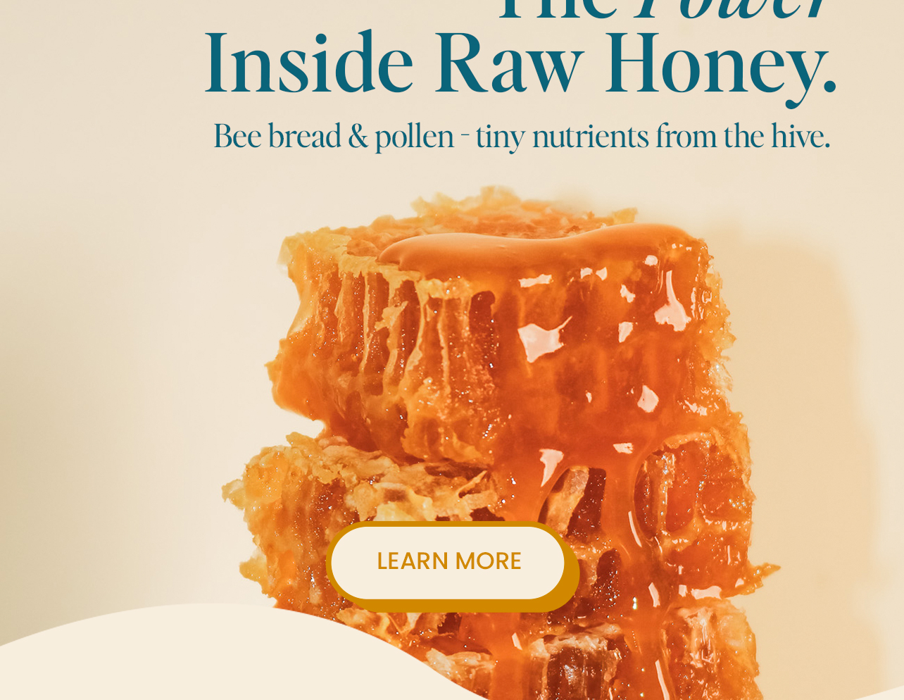 The power inside raw honey.