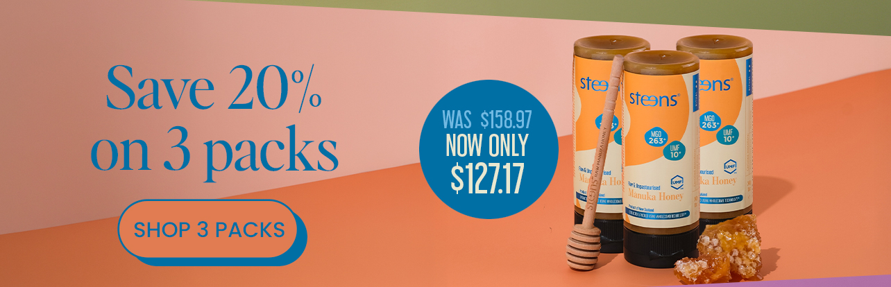 Save 20% on 3 packs