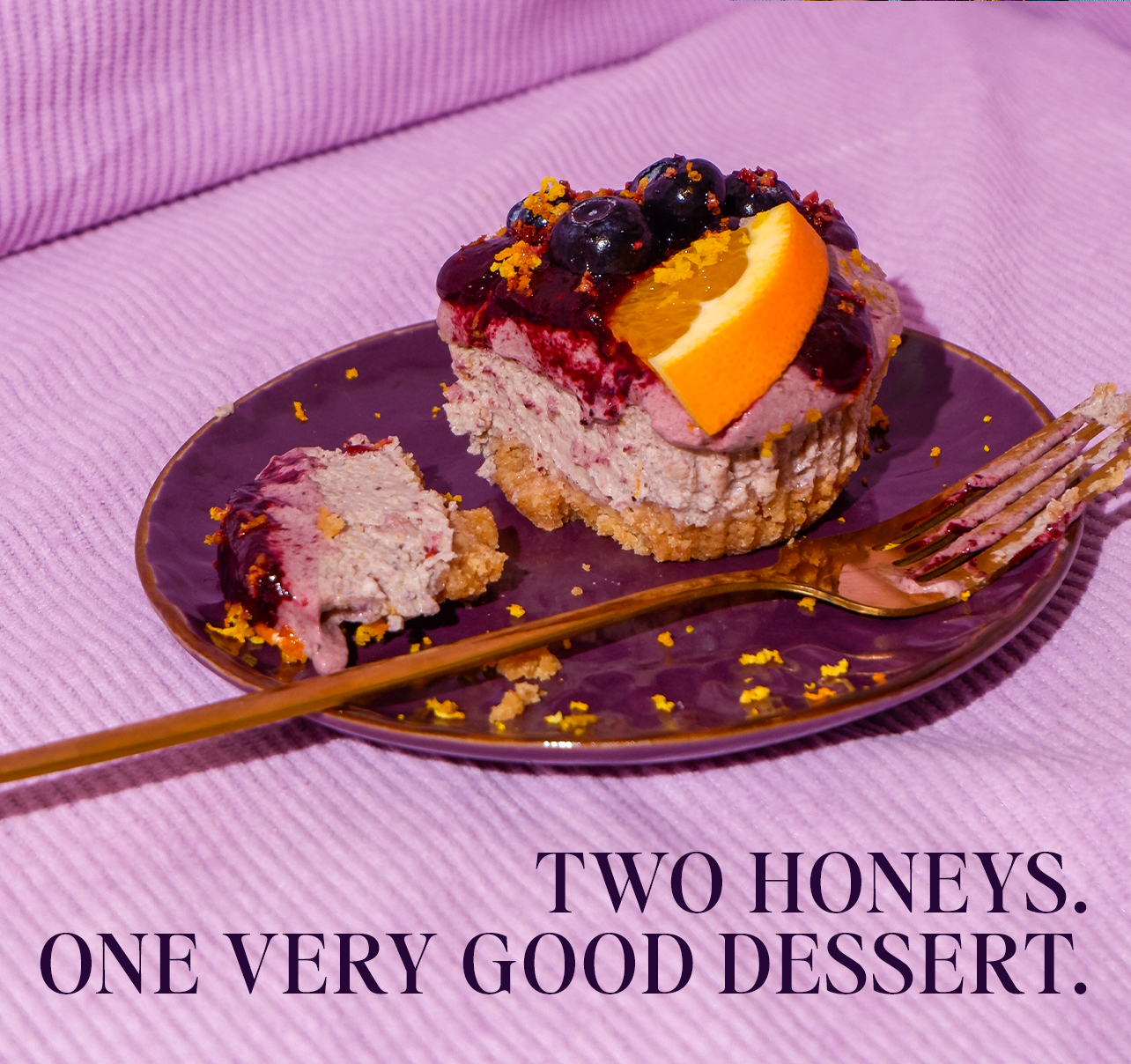 Two honeys one very good dessert