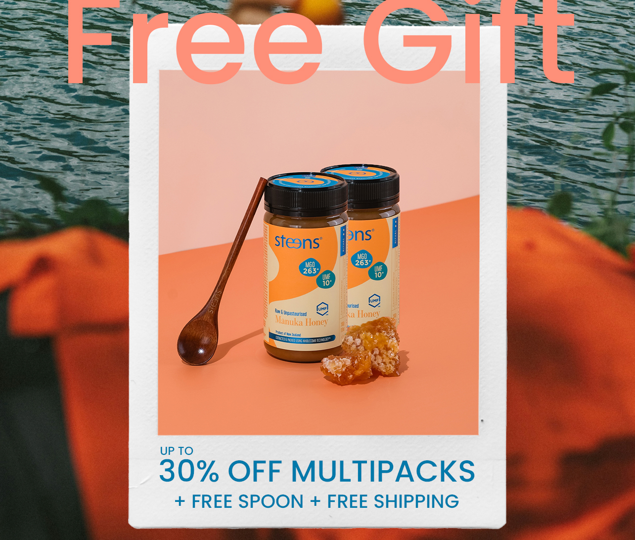 30% off multipacks + free spoon + free shipping