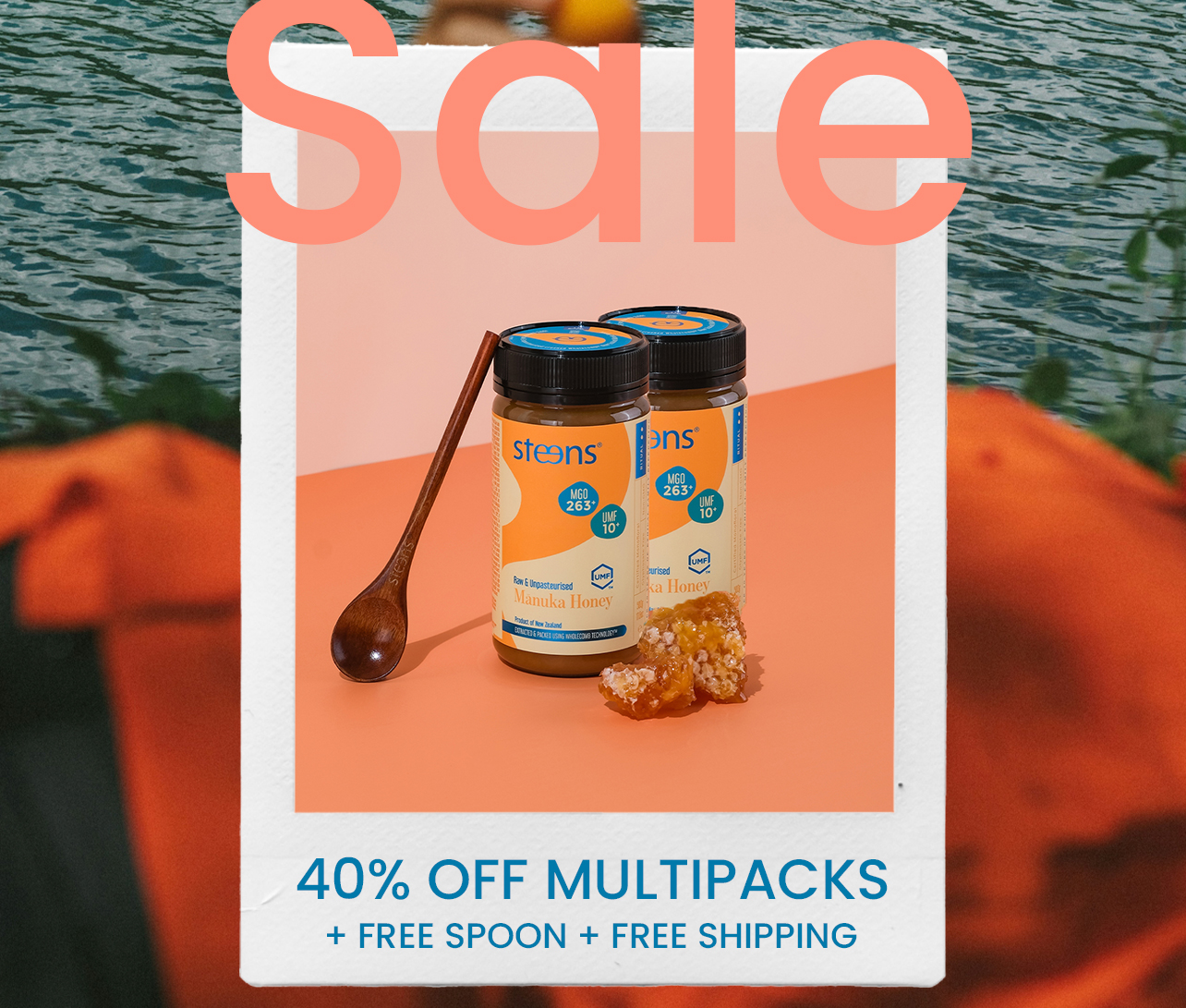 40% off multipacks + free spoon + free shipping