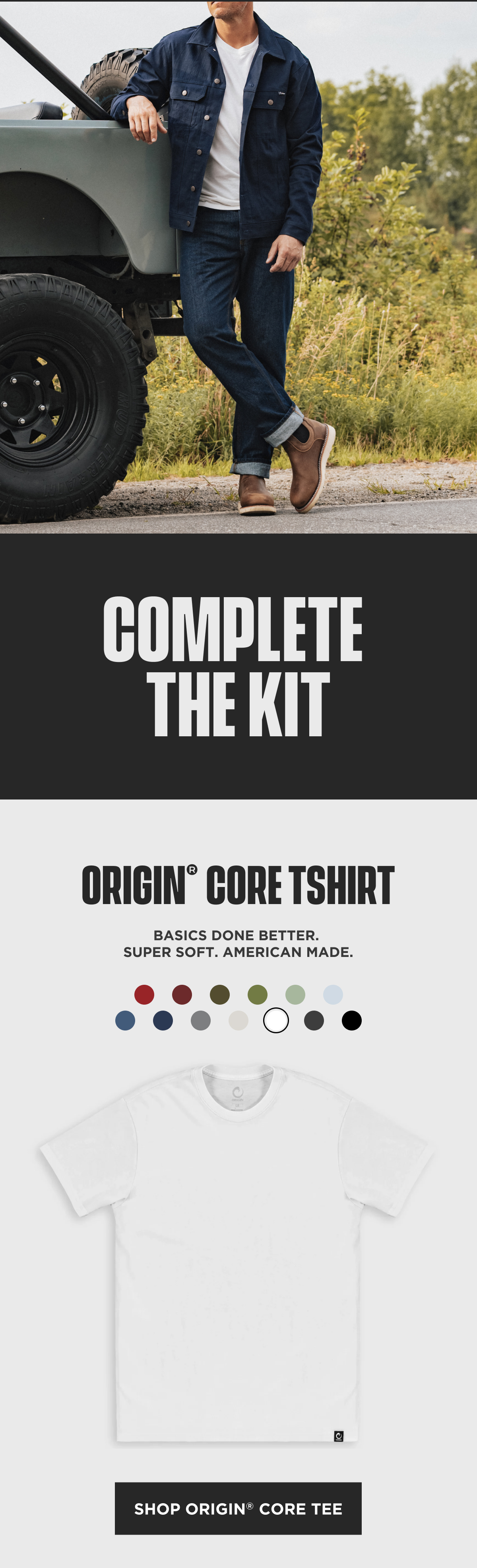 Shop Origin Core Tee