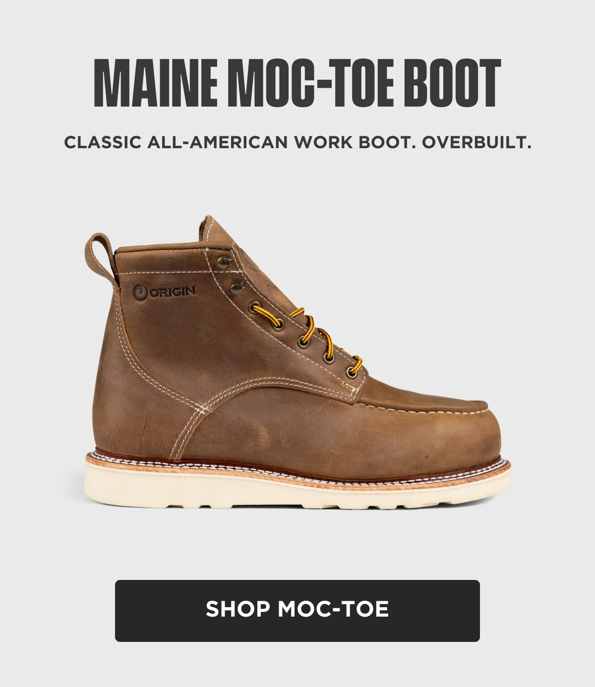The Maine Moc Toe Boot