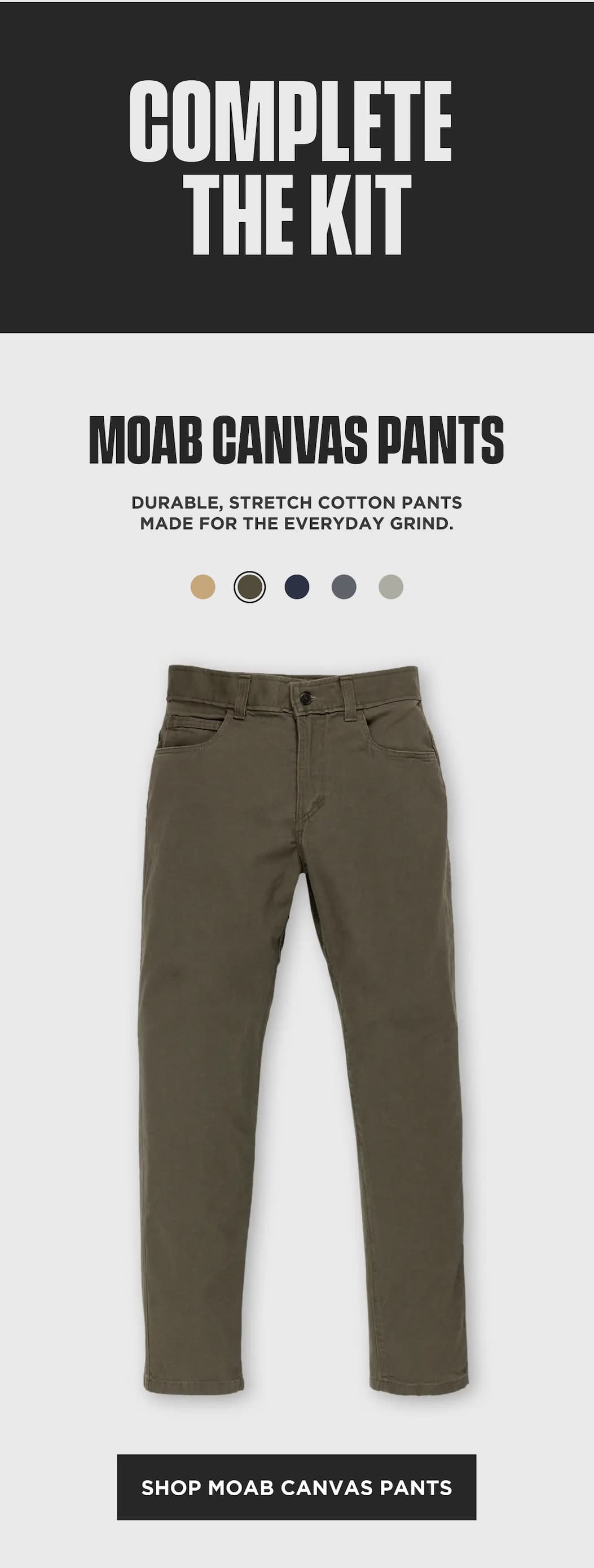 Shop MOAB Canvas Pants