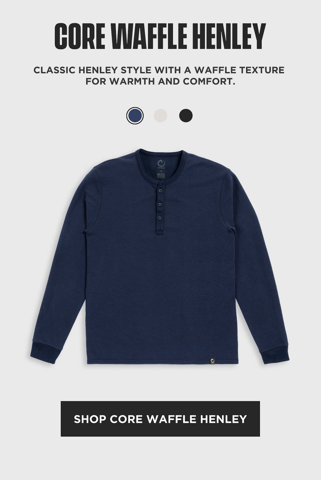 Shop Core Waffle Henley
