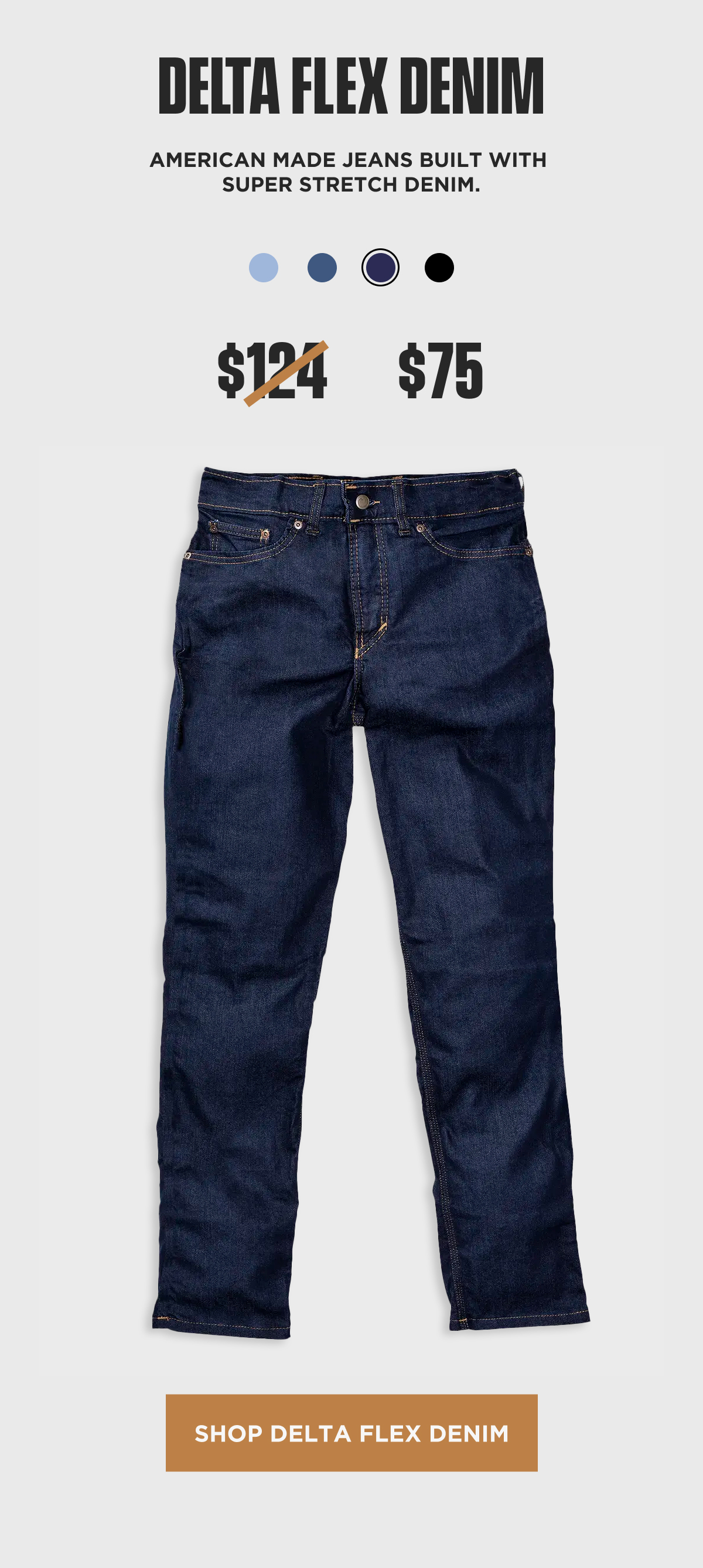 Shop Delta Flex Denim