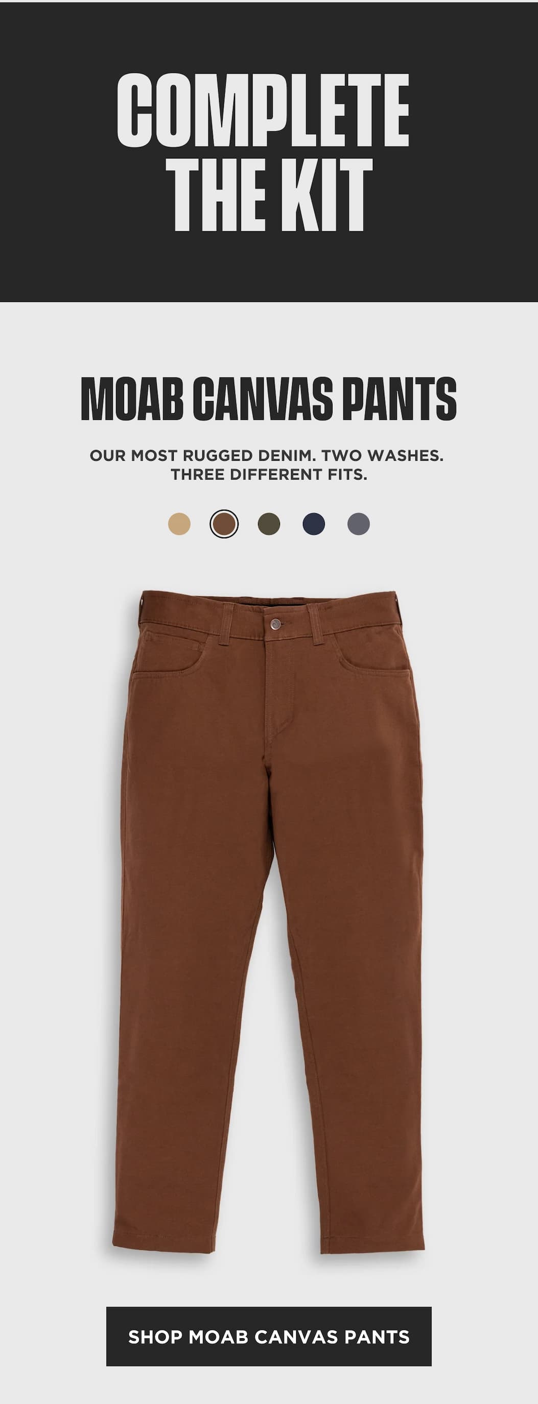 Shop MOAB Canvas Pants