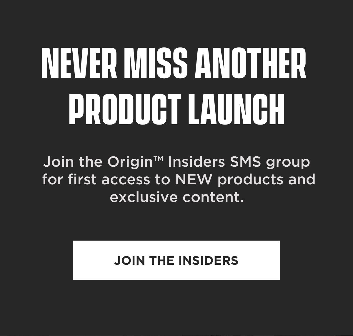 Join the Insiders