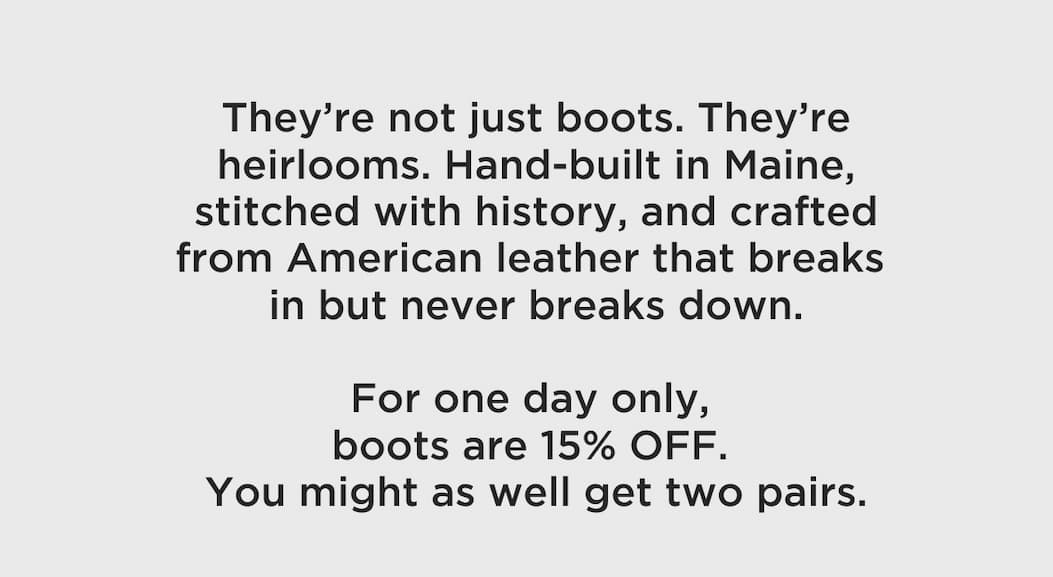 Shop Boot Deals