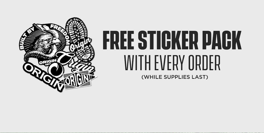 Free Sticker Pack with Every Order