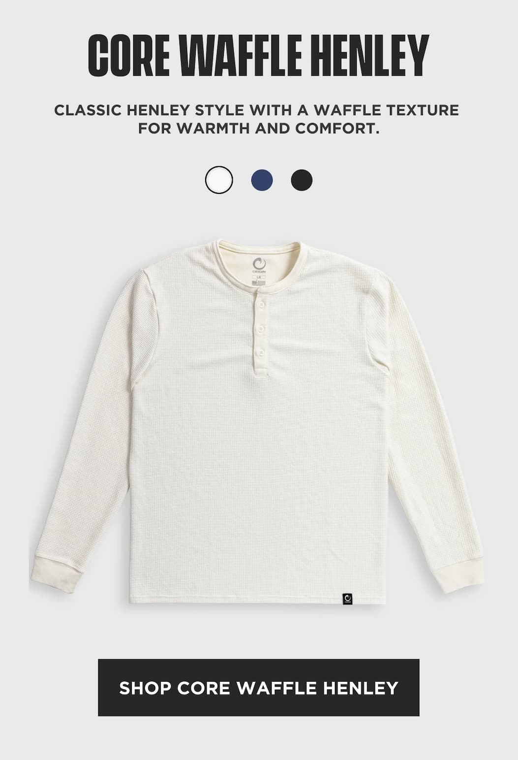 Shop Core Waffle Henley
