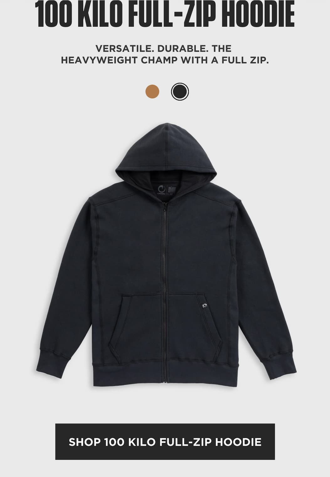 Shop 100 Kilo Full-Zip Hoodie