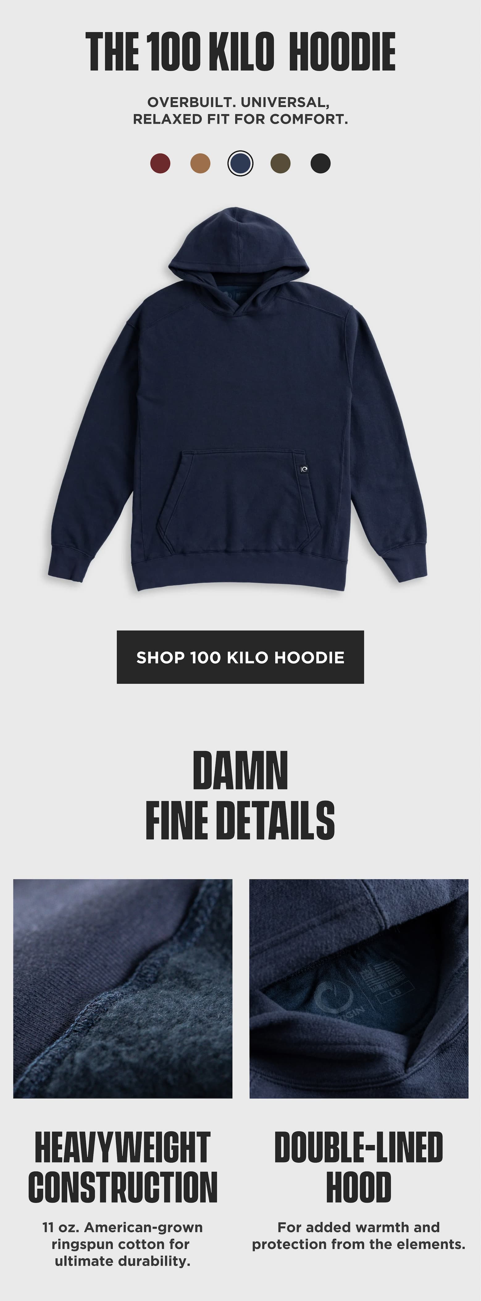 Shop 100 Kilo Hoodie