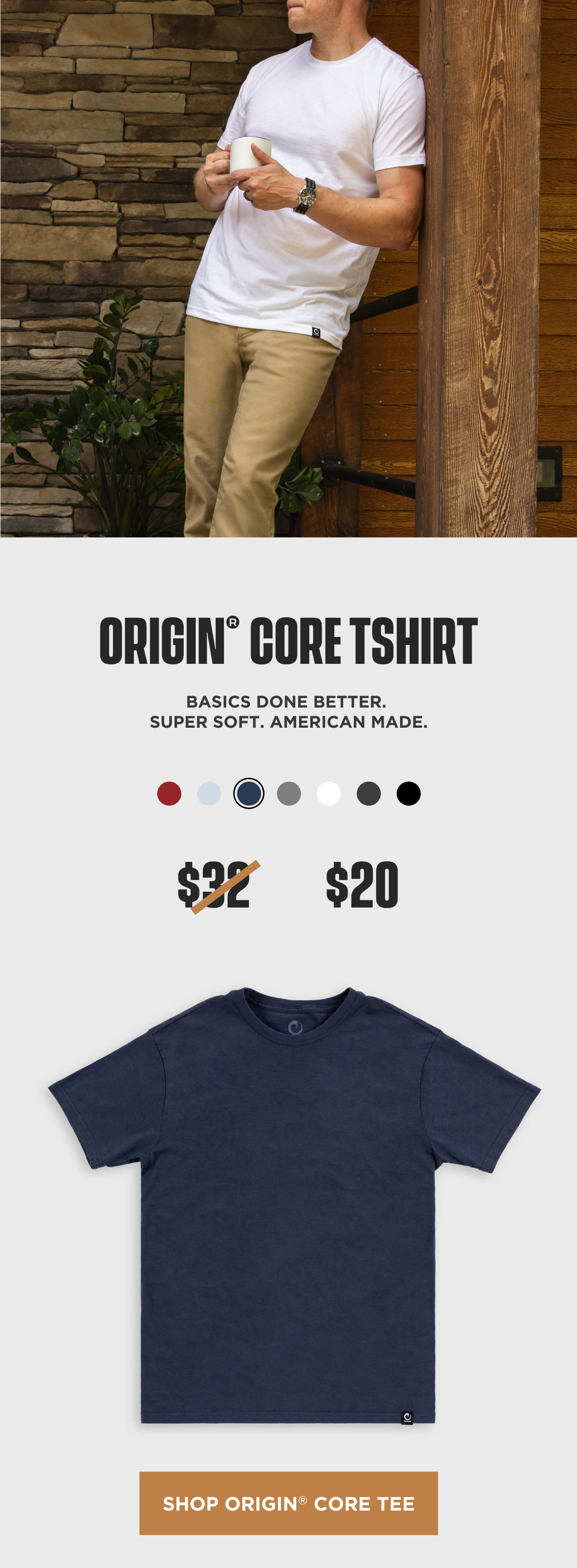 Shop Origin Core Tee