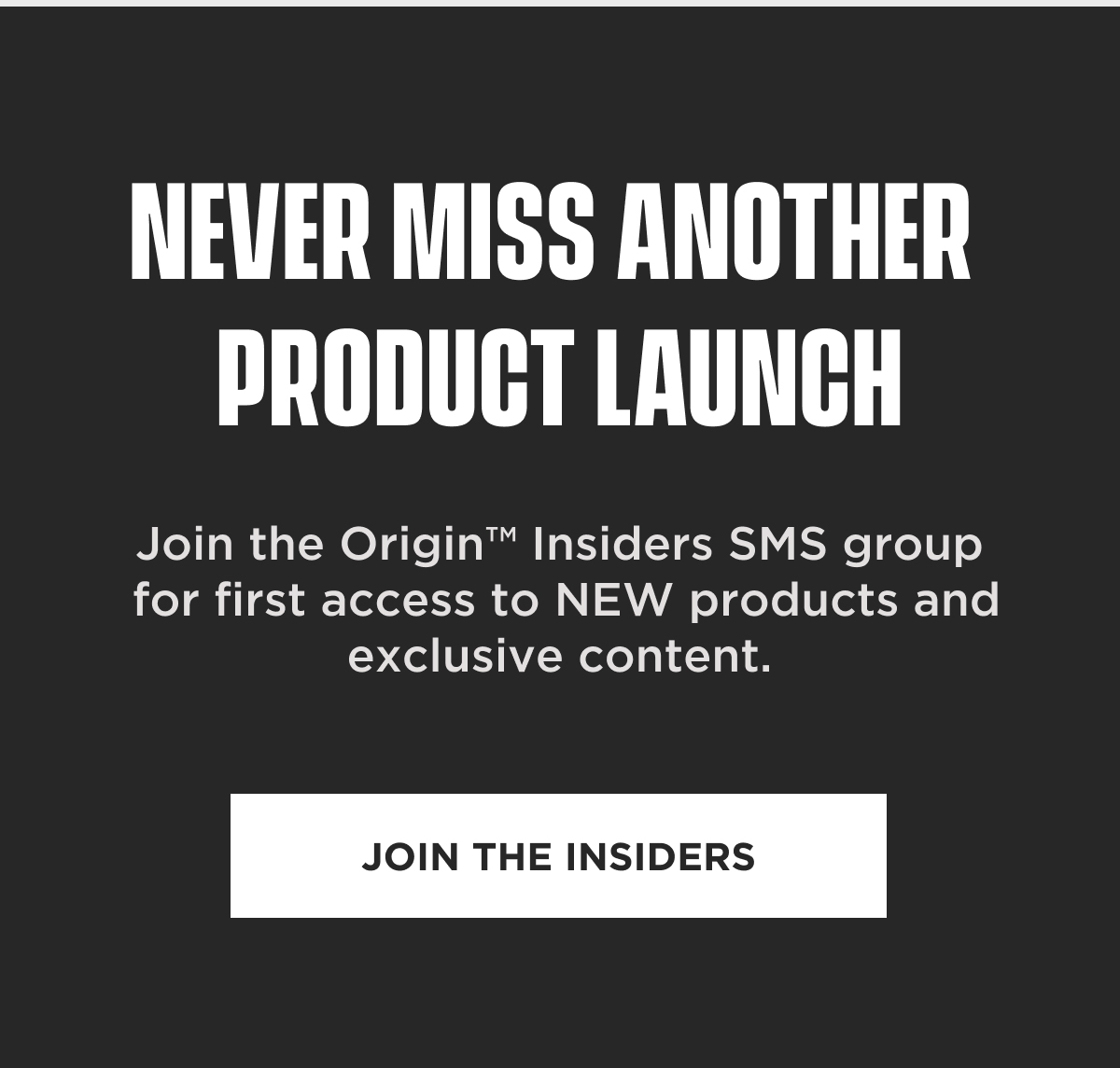 Join the Insiders