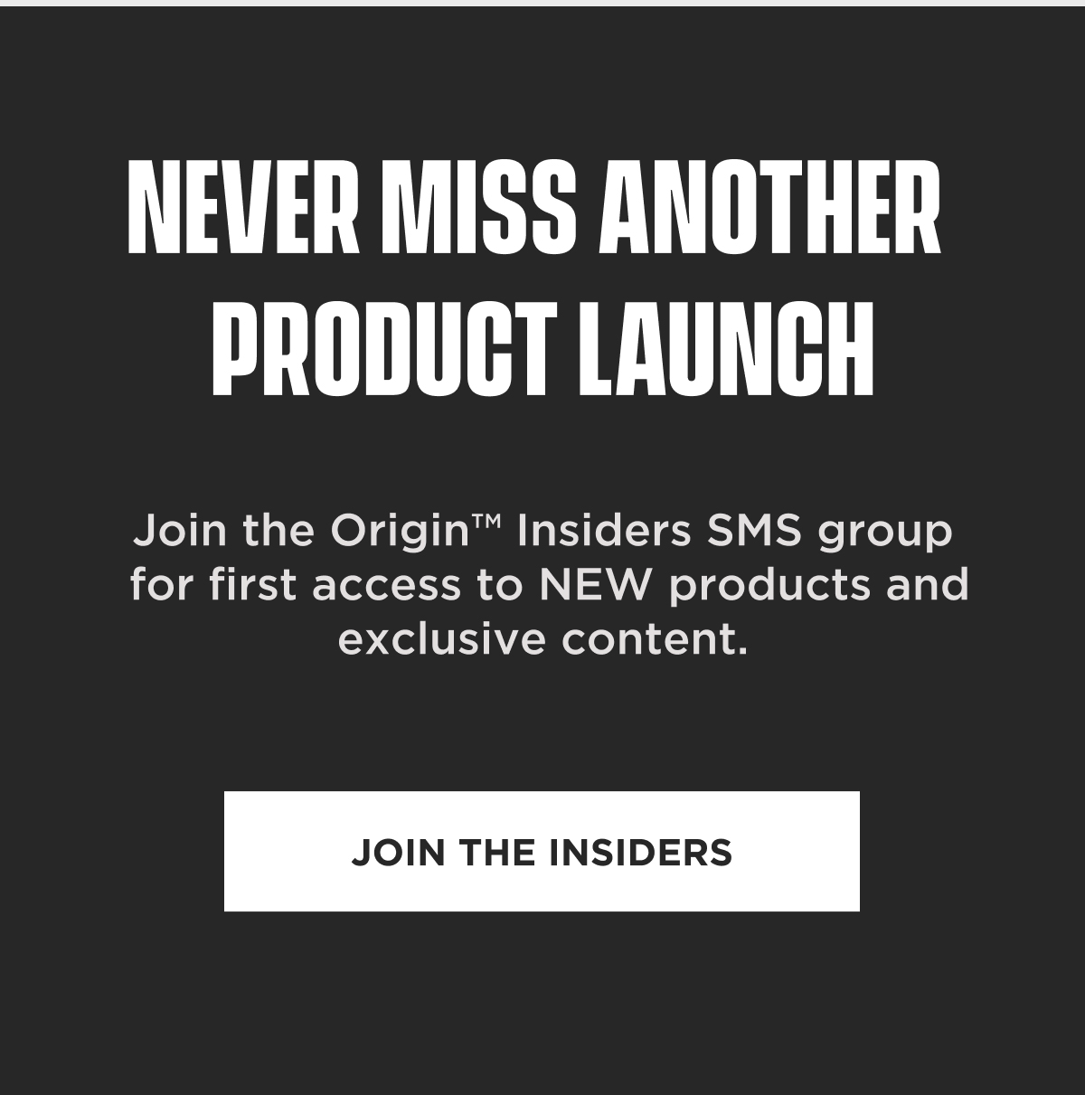 Join the Insiders