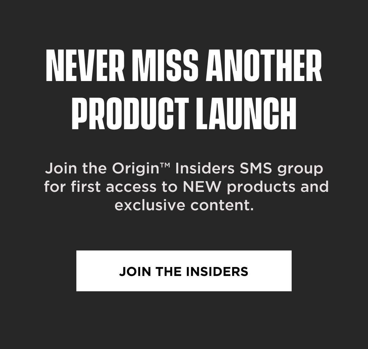 Join the Insiders