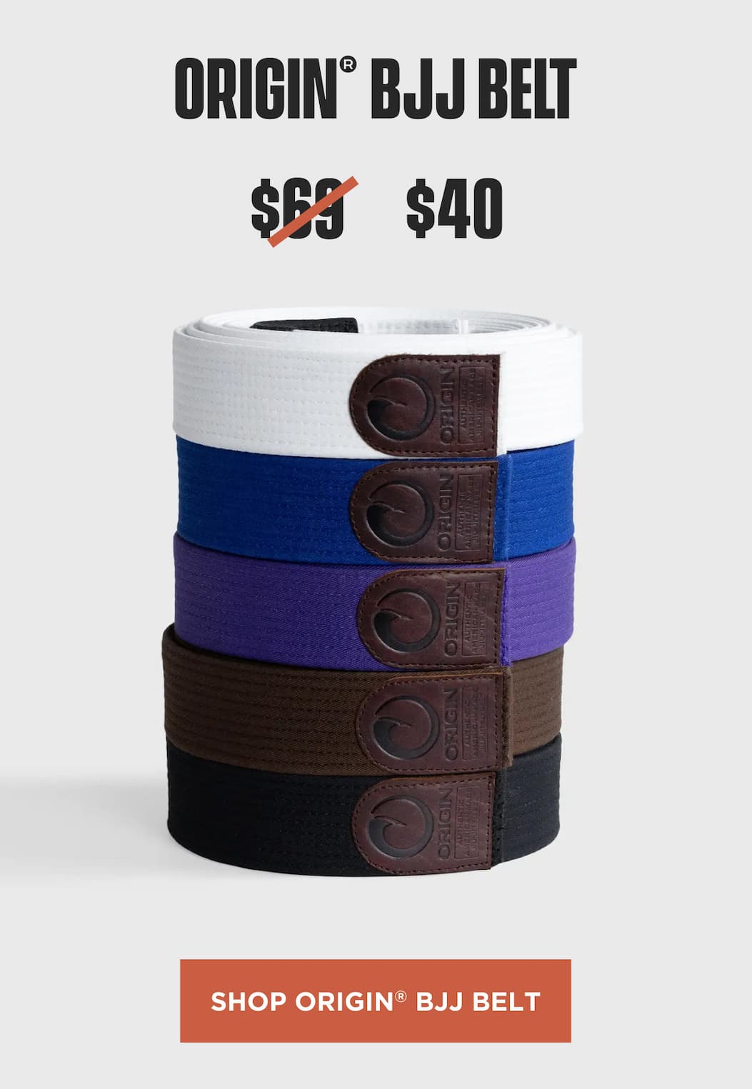 Shop Origin BJJ Belt