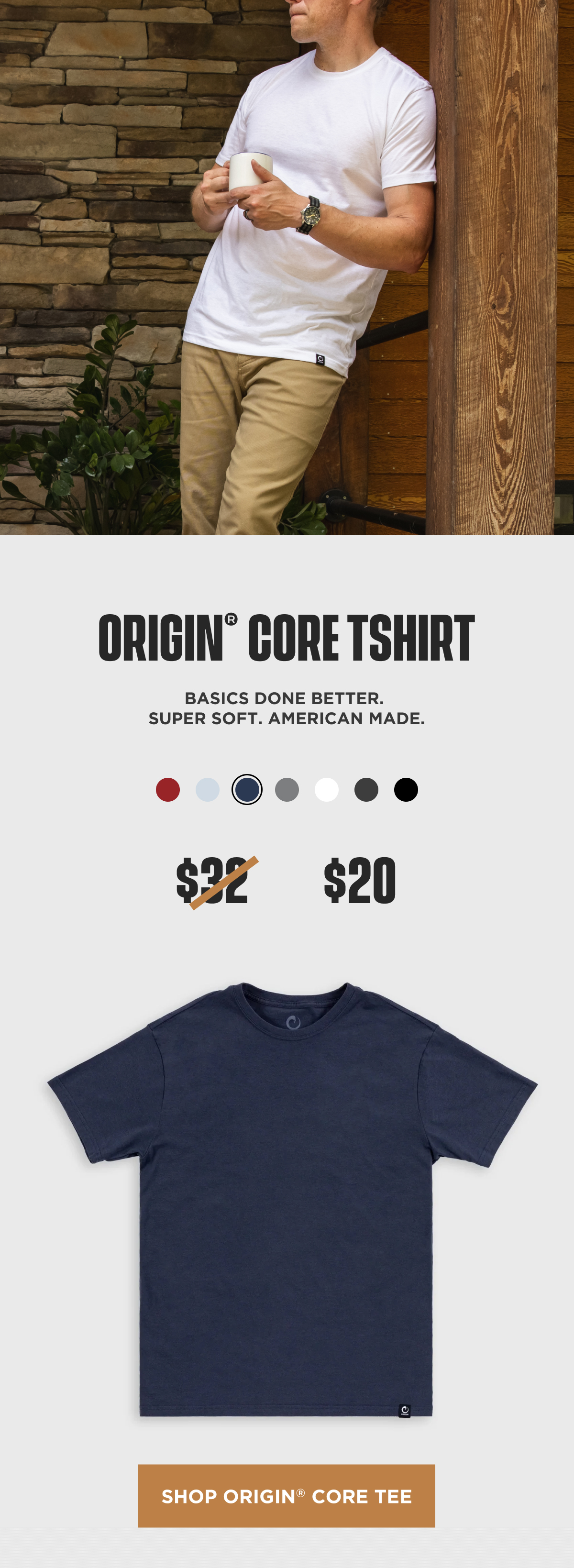 Shop Origin Core Tee