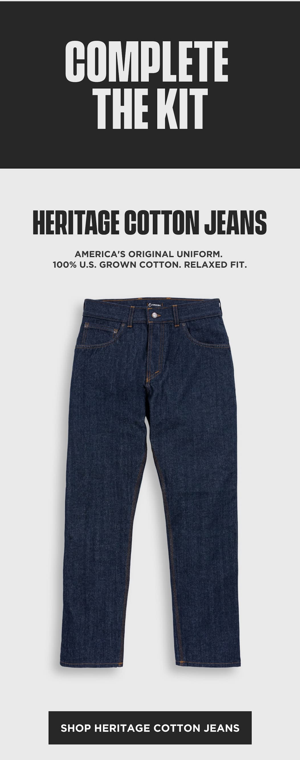 Shop Heritage Cotton Jeans