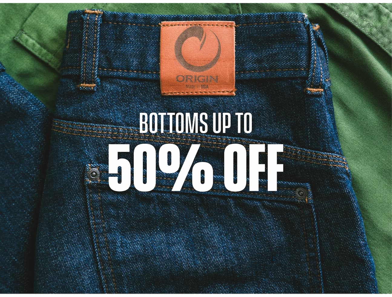 Bottoms up to 50% off