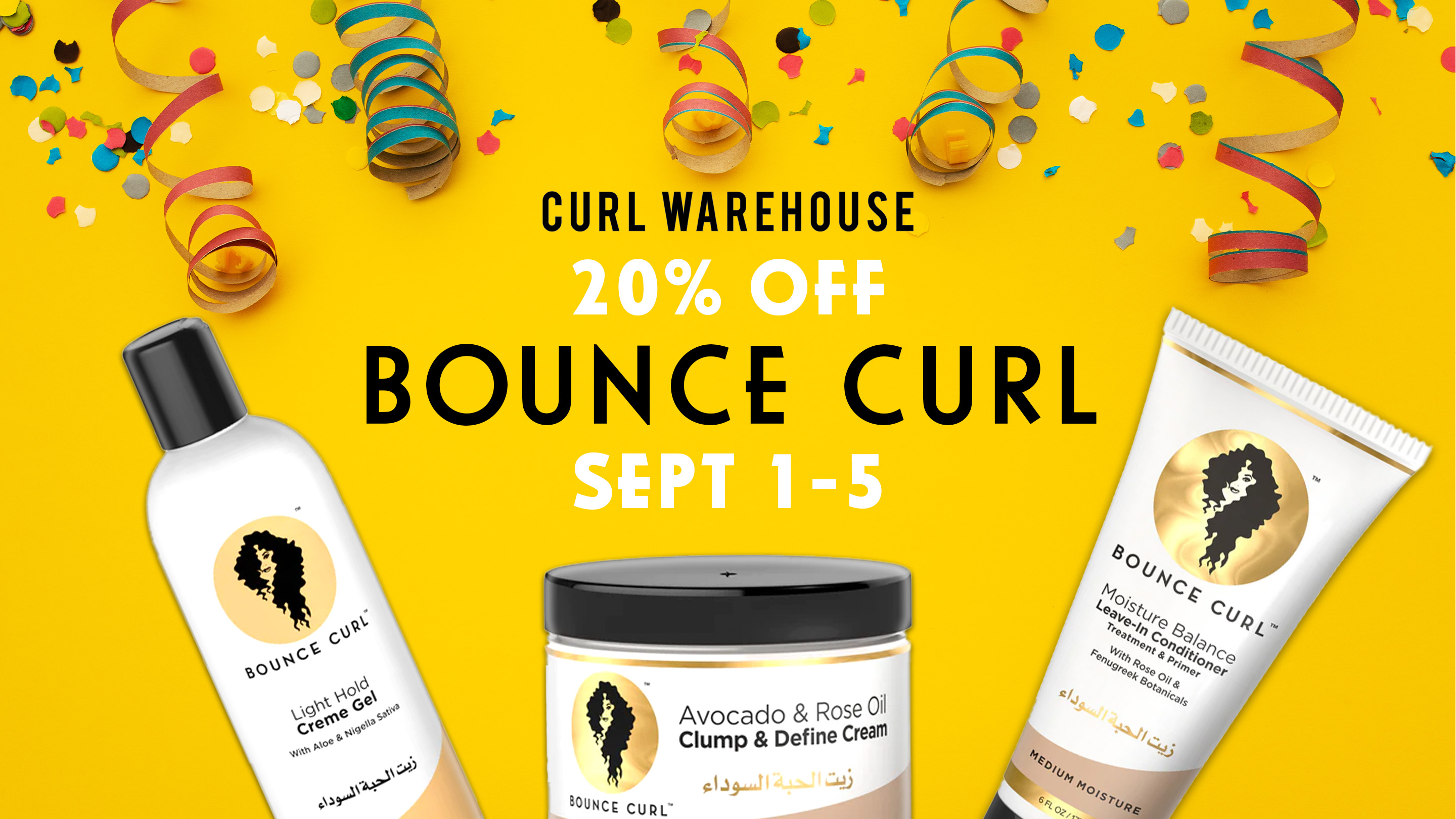 It's our BIRTHDAY! Save 20 on Bounce Curl. Curl Warehouse