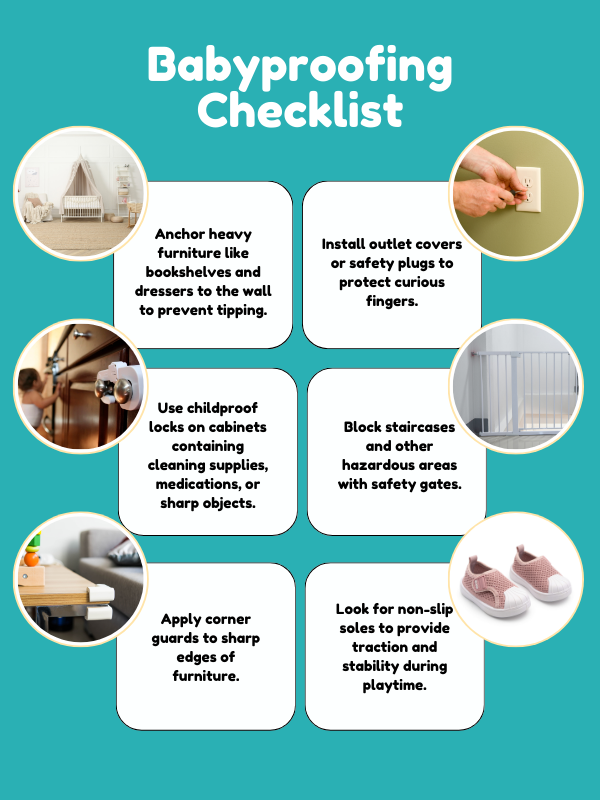 Here is your babyproofing essential checklist! 📝 2 Tiny Feet