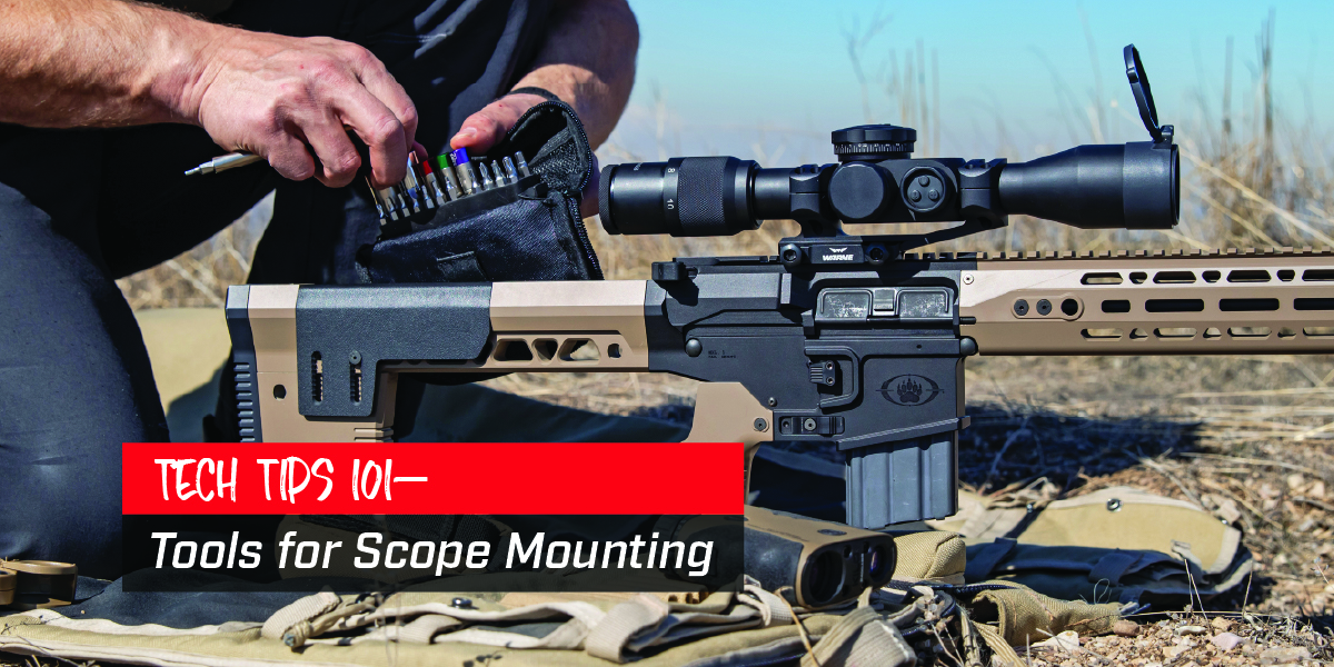Tools for scope mounting