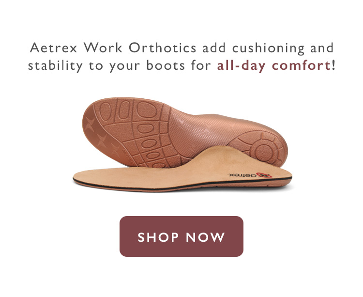 NEW ARRIVAL Men's Work Boot Orthotics For All Day Comfort 🥾 Aetrex