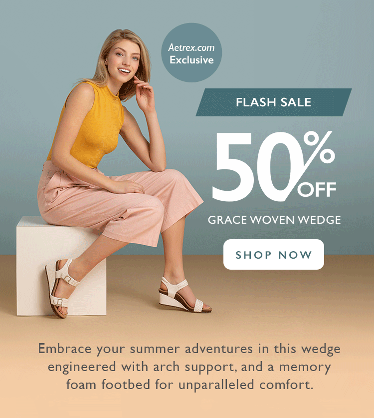 75 in savings EXPIRES AT MIDNIGHT 🌙 Aetrex