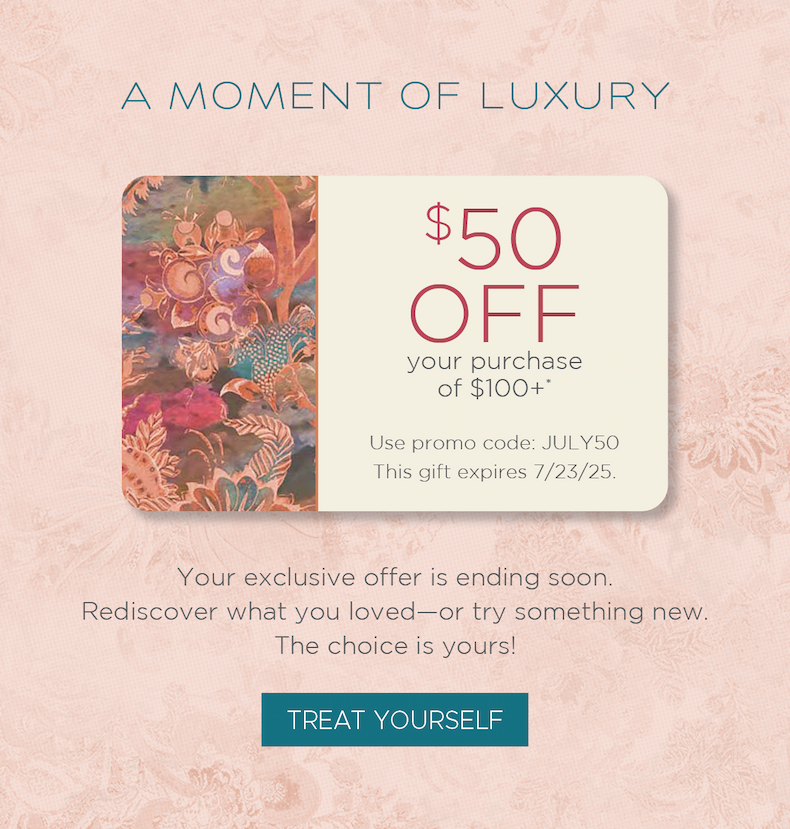 $50 off your purchase of $100+