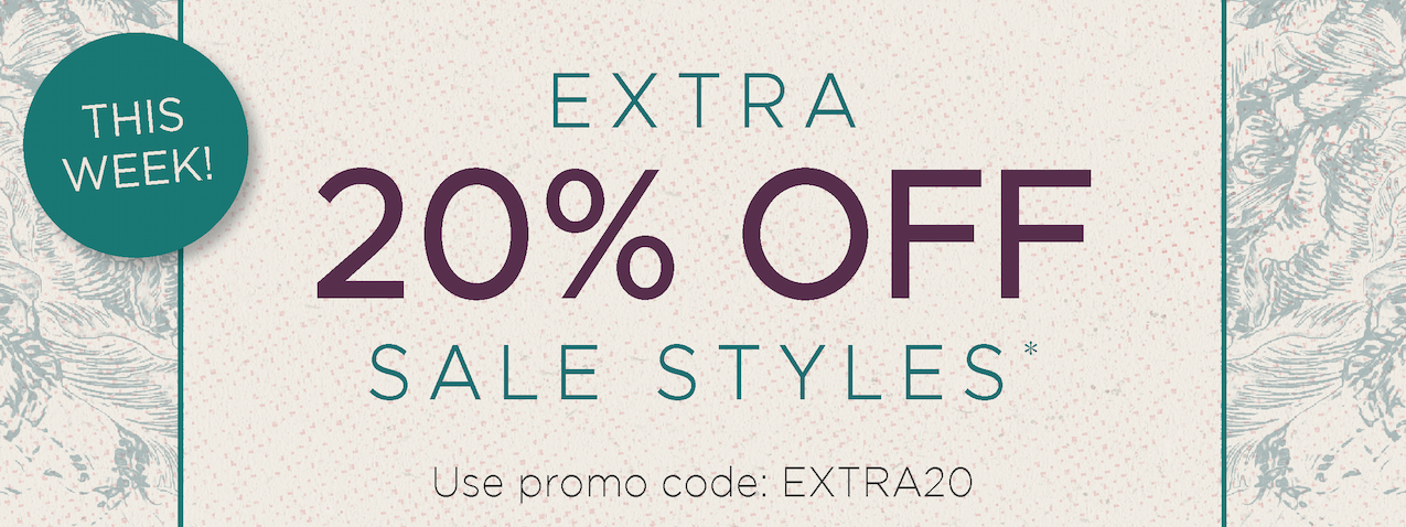 Extra 20% off sale styles