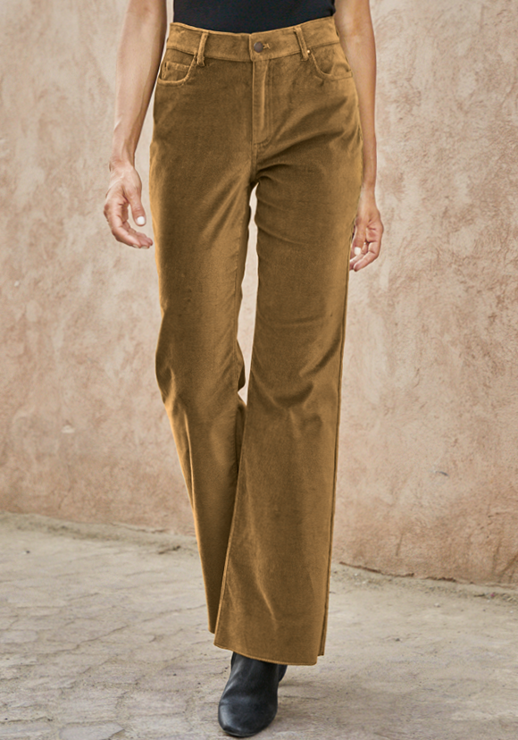 Boot Cut Velveteen Jeans 