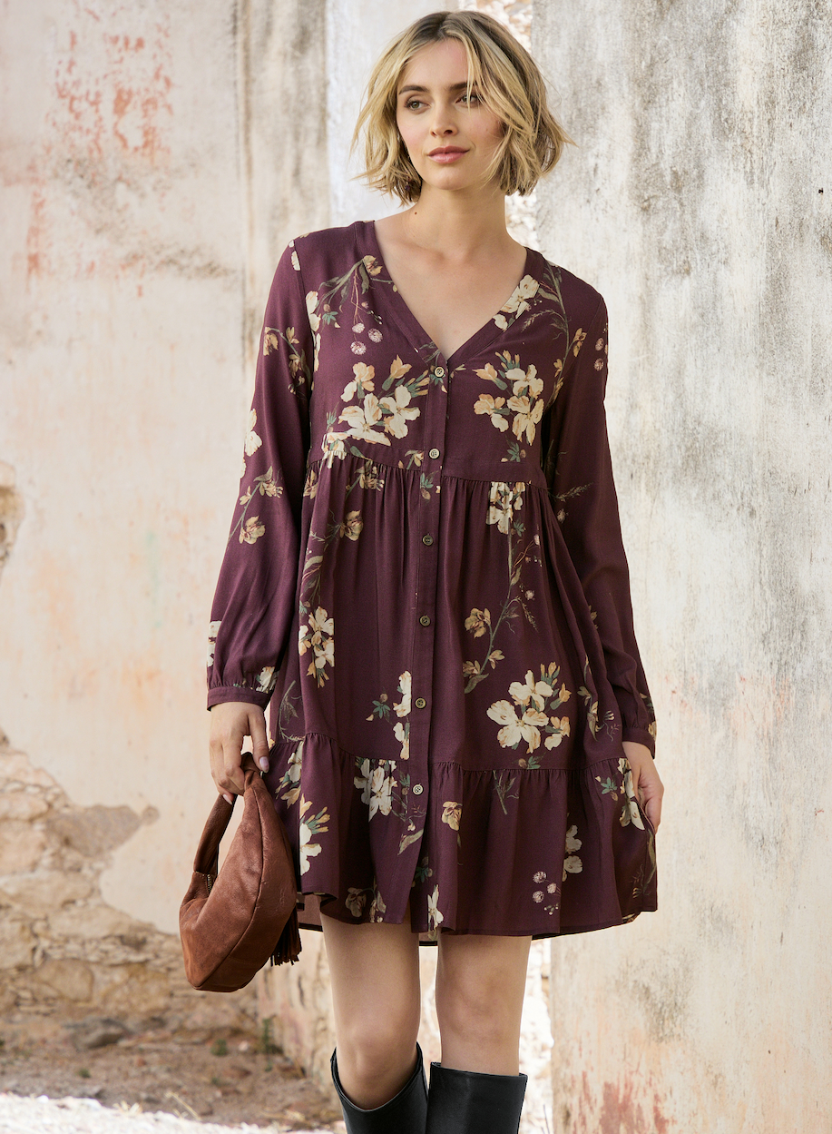 Victorian Floral Dress