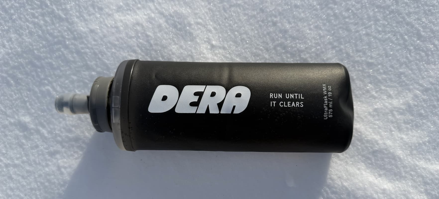 Running belt and flask