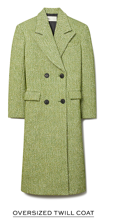 Oversized Twill Coat