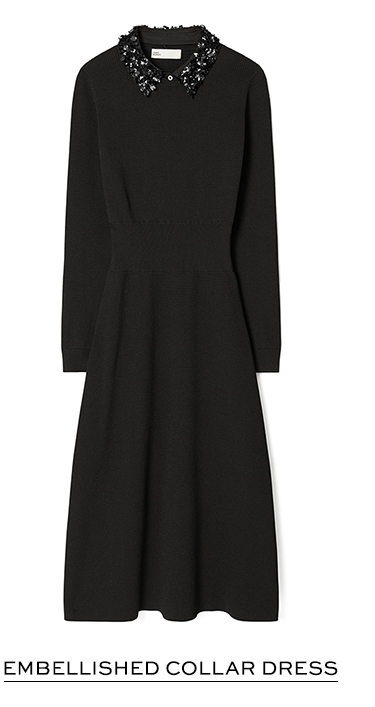 Embellished Collar Dress