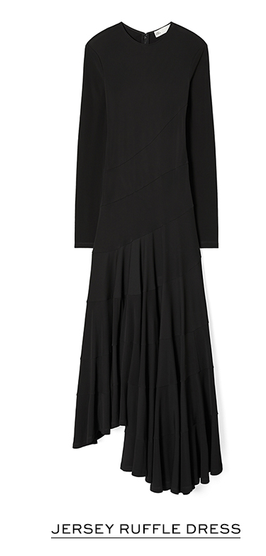Jersey Ruffle Dress