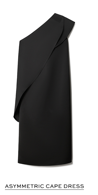 Asymmetric Cape Dress