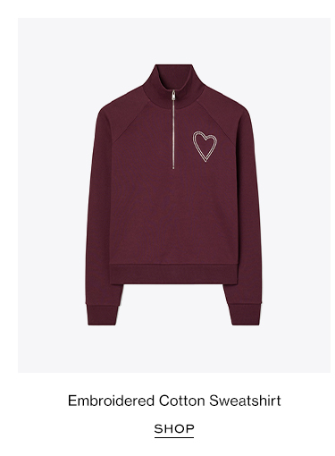 Embroidered Cotton Sweatshirt